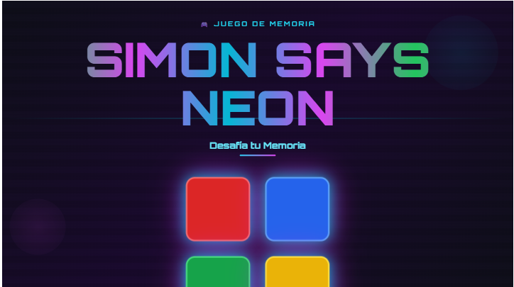 Carátula de SIMON SAYS NEON
