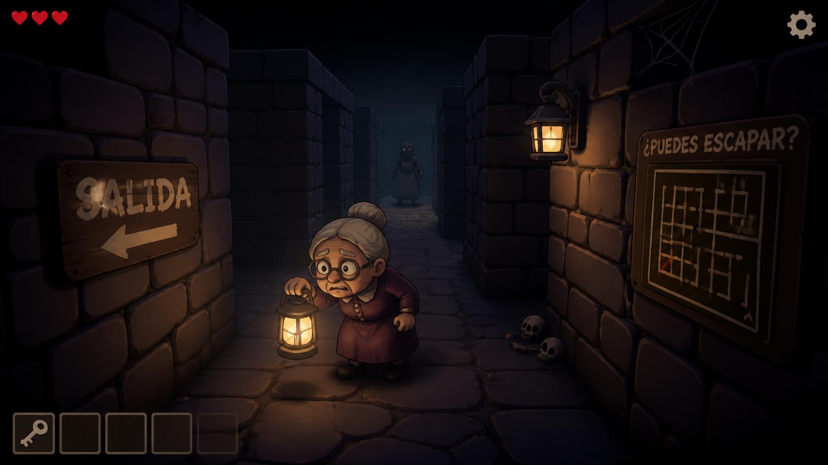 Carátula de Escapa de la abuela